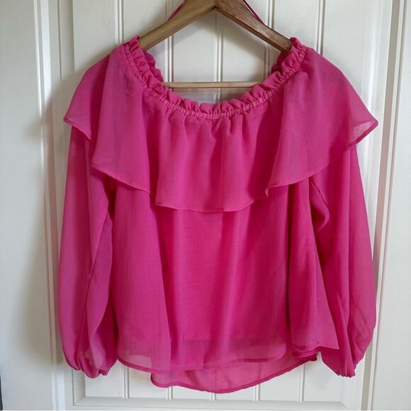 Divided women’s blouse small pink - Picture 5 of 7